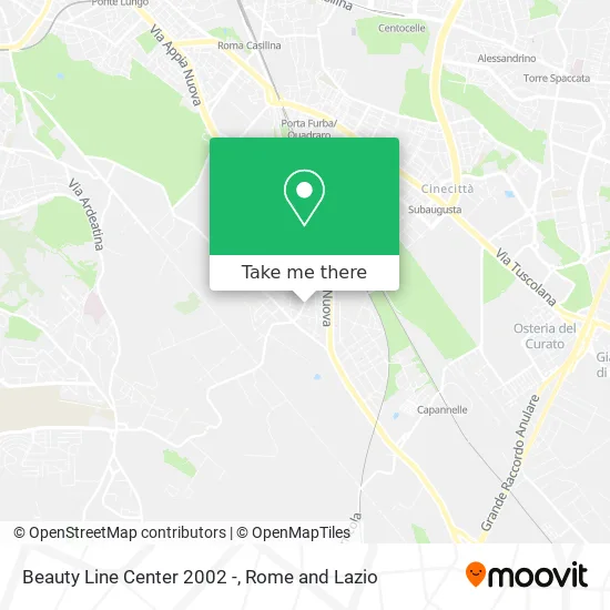 Beauty Line Center 2002 map