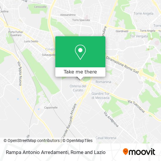 Rampa Antonio Arredamenti map