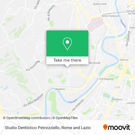 Studio Dentistico Petrozziello map