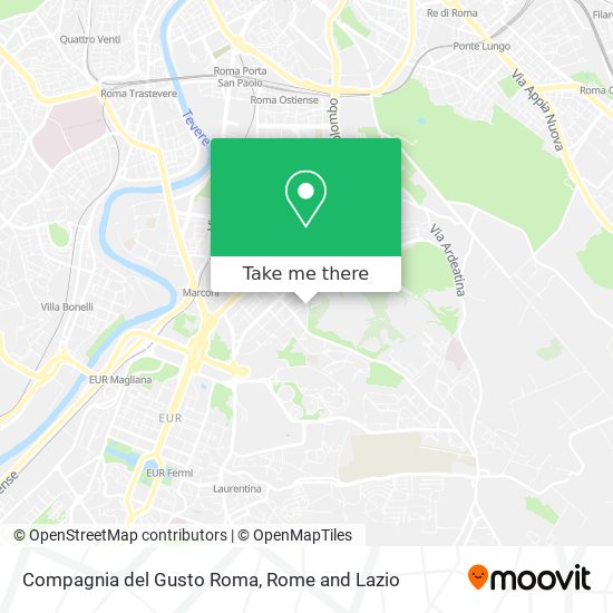 Compagnia del Gusto Roma map