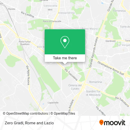 Zero Gradi map