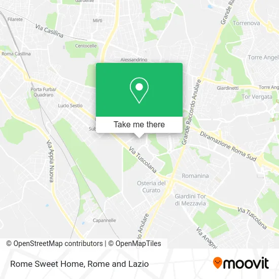 Rome Sweet Home map
