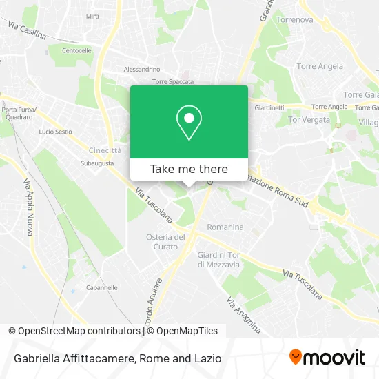Gabriella Bed and Breakfast map