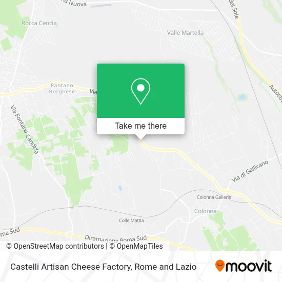 Castelli Artisan Cheese Factory map