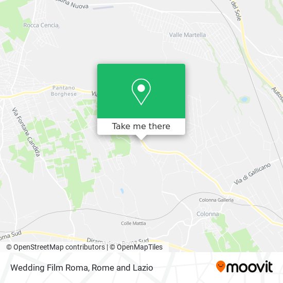 Wedding Film Roma map