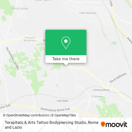 Terapitatù & Arts Tattoo Bodypiercing Studio map