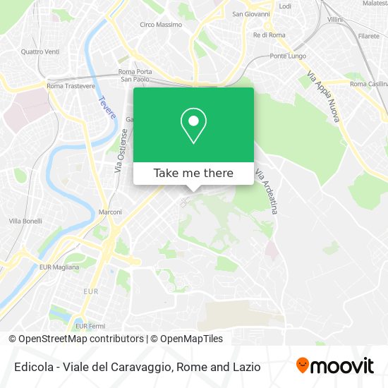 Edicola - Viale del Caravaggio map