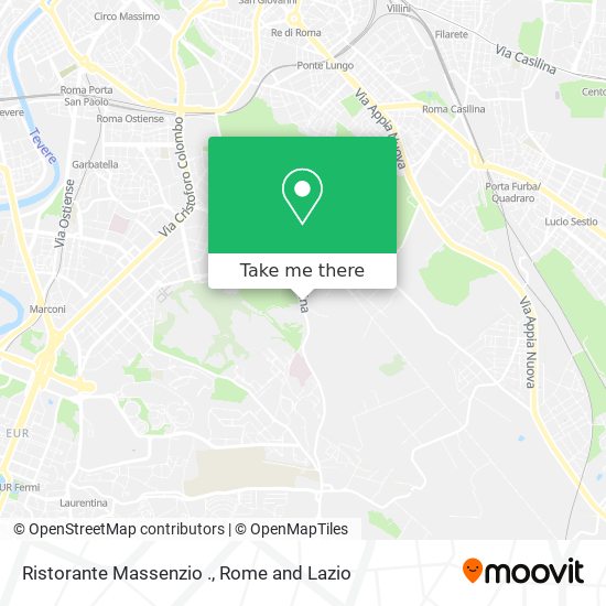 Ristorante Massenzio . map