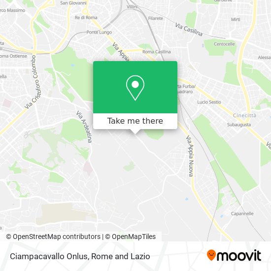 Ciampacavallo Onlus map