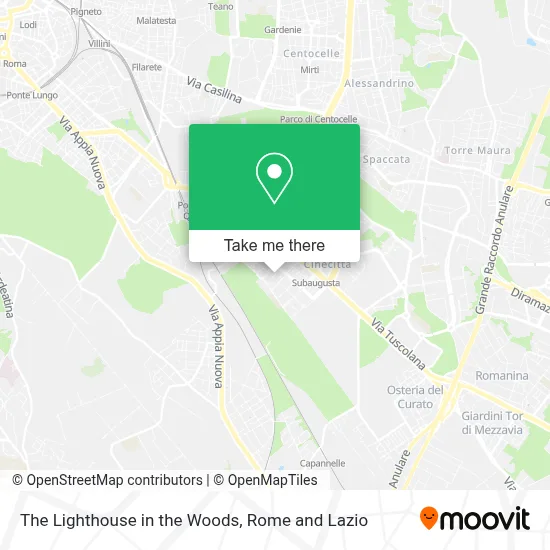 The Lighthouse in the Woods map