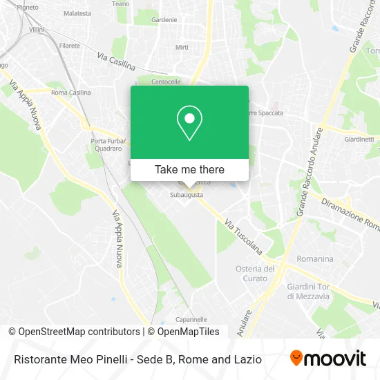 Ristorante Meo Pinelli - Sede B map