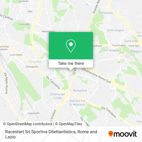 Racestart Sports Amateur Association map