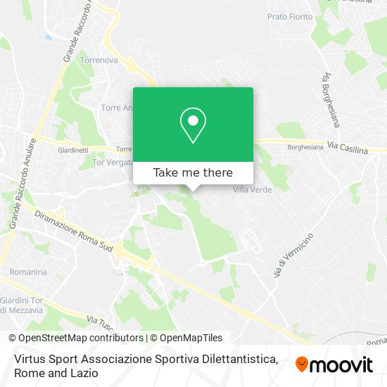 Virtus Sport Associazione Sportiva Dilettantistica map