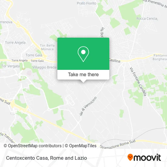 Centoxcento House map