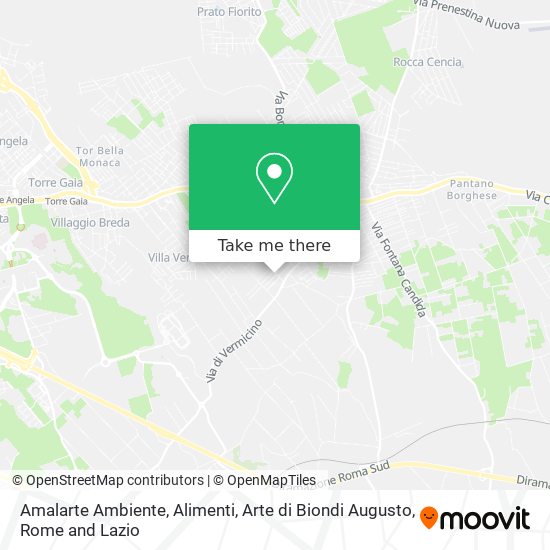 Amalarte Ambiente, Alimenti, Arte di Biondi Augusto map