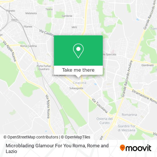 Microblading Glamour For You Roma map