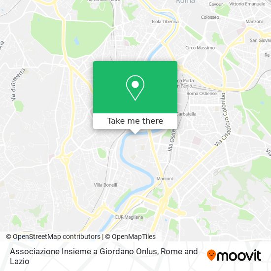 Associazione Insieme a Giordano Onlus map