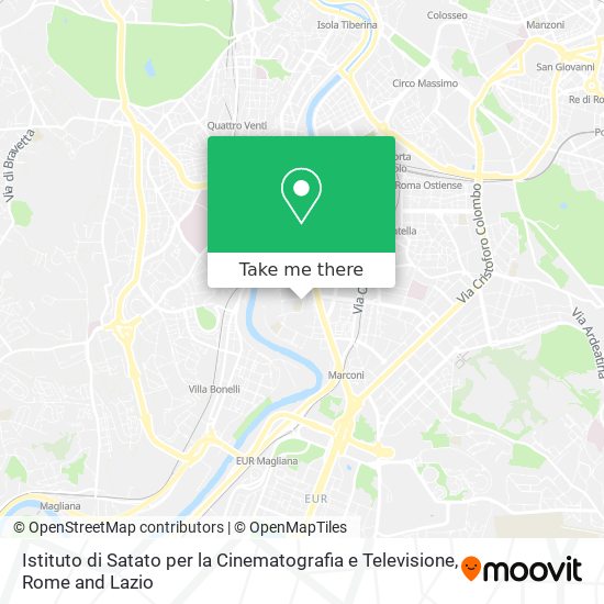 Istituto di Satato per la Cinematografia e Televisione map