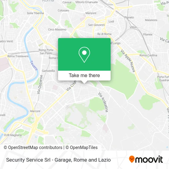 Security Service Srl - Garage map