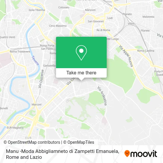 Manu - Fashion Clothing by Emanuela Zampetti map