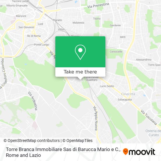 Torre Branca Immobiliare Sas di Barucca Mario e C. map