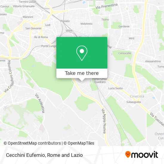 Cecchini Eufemio map