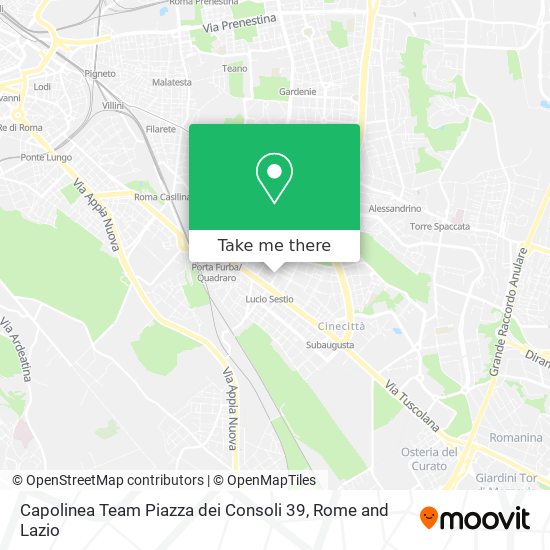 Capolinea Team Piazza dei Consoli 39 map