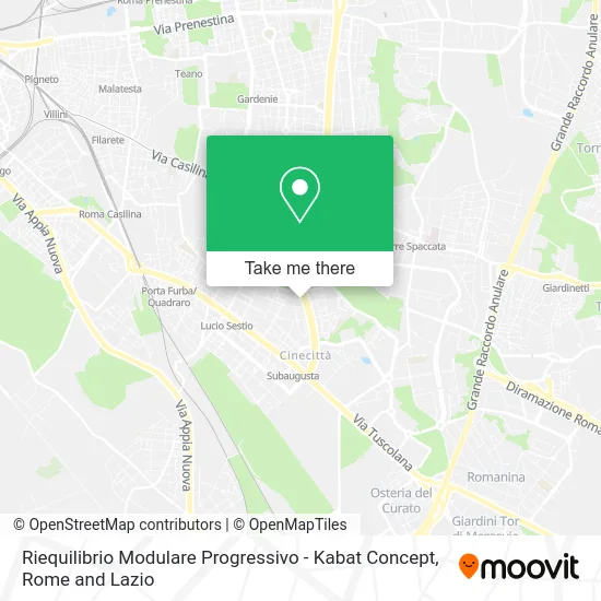 Modular Progressive Rebalancing - Kabat Concept map