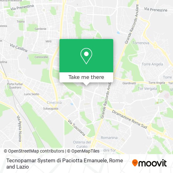 Tecnopamar System di Paciotta Emanuele map