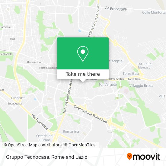 Gruppo Tecnocasa map