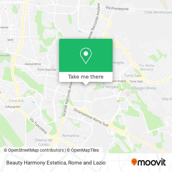 Beauty Harmony Estetica map