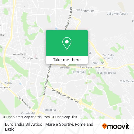 Eurolandia Srl Articoli Mare e Sportivi map