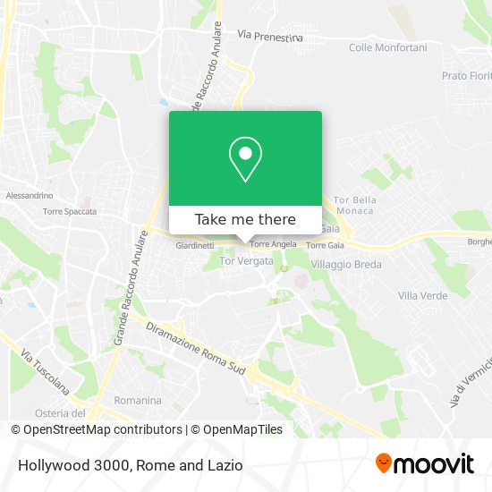 Hollywood 3000 map