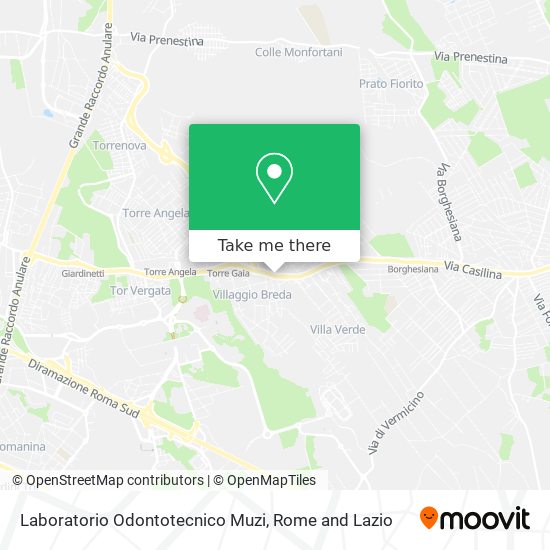 Laboratorio Odontotecnico Muzi map