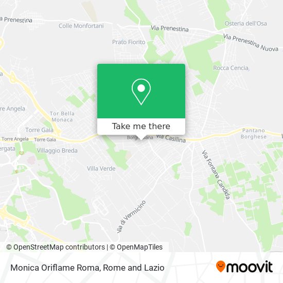 Monica Oriflame Roma map