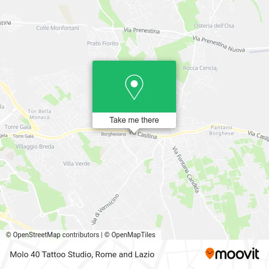 Pier 40 Tattoo Studio map