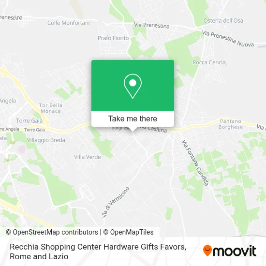 Recchia Shopping Center Hardware Gifts Favors map