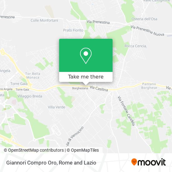 Giannori Compro Oro map
