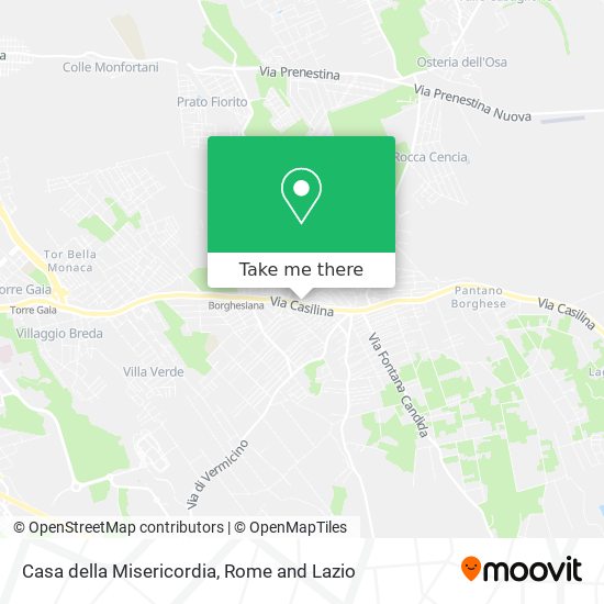Casa della Misericordia map