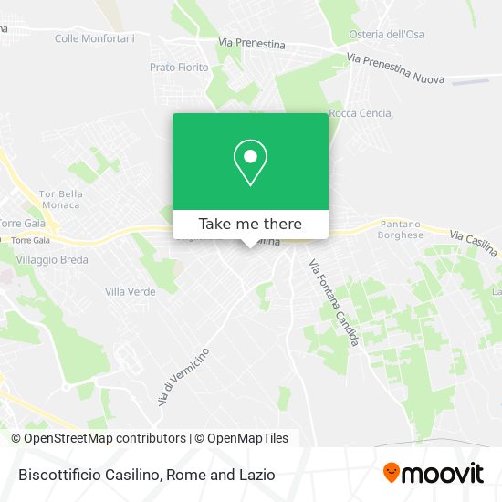 Biscottificio Casilino map