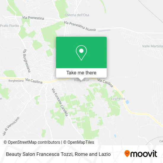 Francesca Tozzi Beauty Salon map