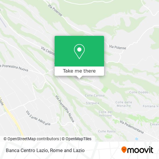 Banca Centro Lazio map