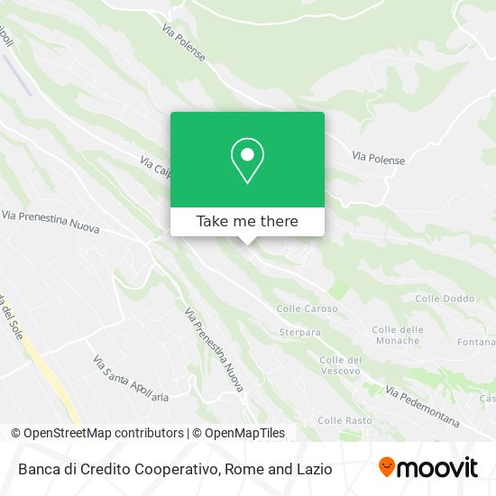 Banca di Credito Cooperativo map