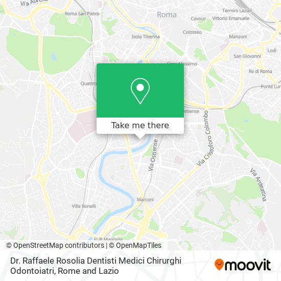 Dr. Raffaele Rosolia Dentisti Medici Chirurghi Odontoiatri map