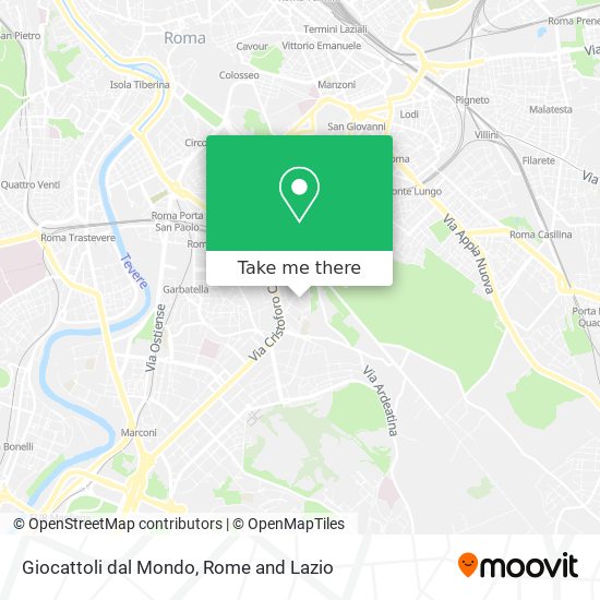 Giocattoli dal Mondo map