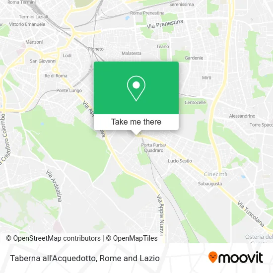 Taberna all'Acquedotto map