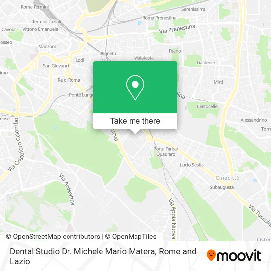 Dental Studio Dr. Michele Mario Matera map