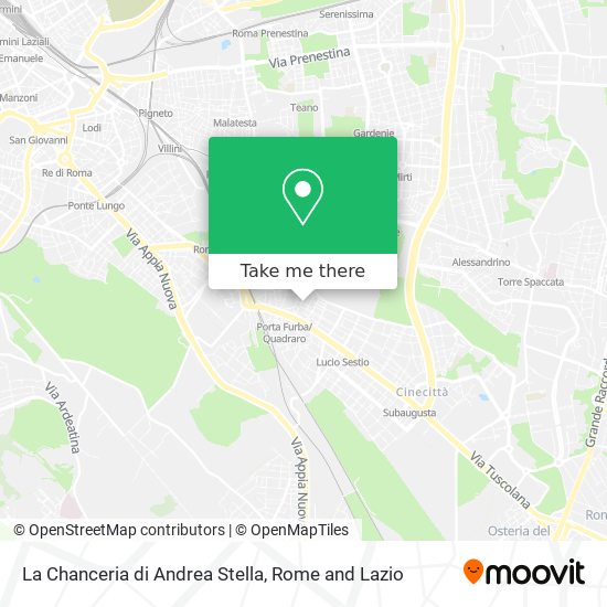 La Chanceria di Andrea Stella map