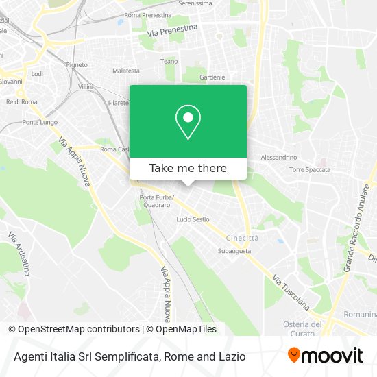 Agenti Italia Srl Semplificata map