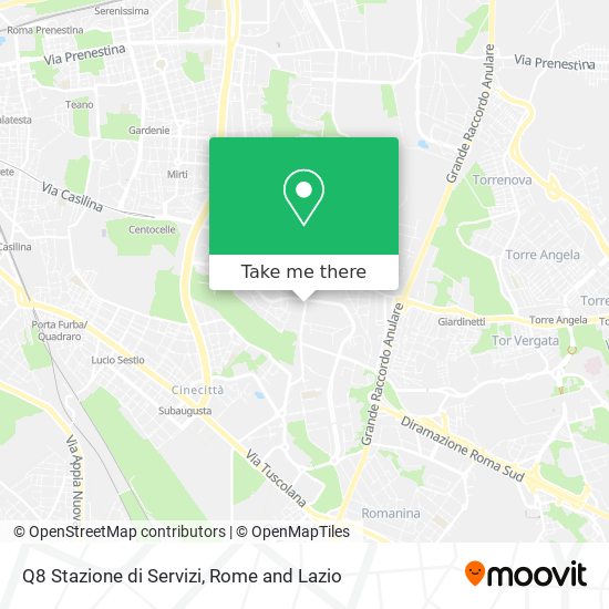 Q8 Stazione di Servizi map